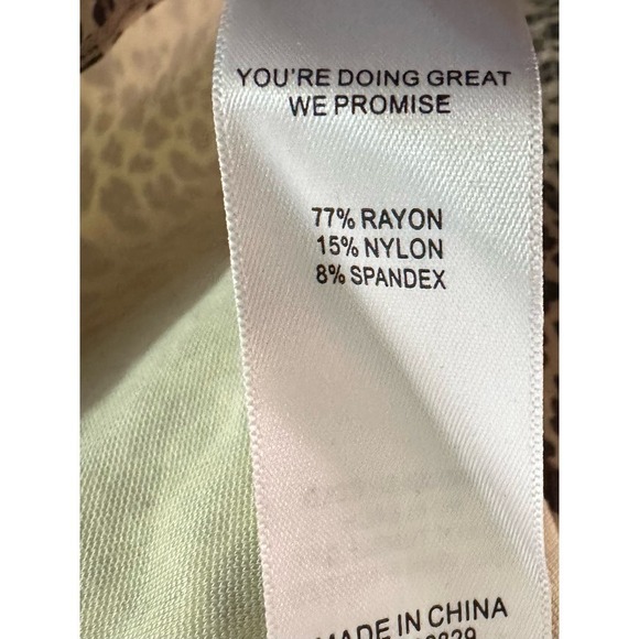 LPA Leopard Coquette Animal Print Sweetheart Neckline Mini Dress - Sz Medium - Picture 6 of 6